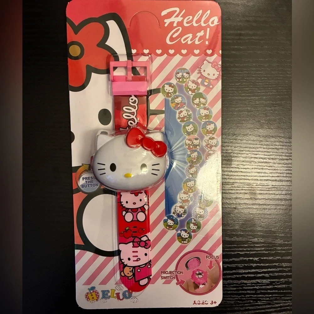 Hello Kitty Pink Projection Watch - Picture 1 of 2